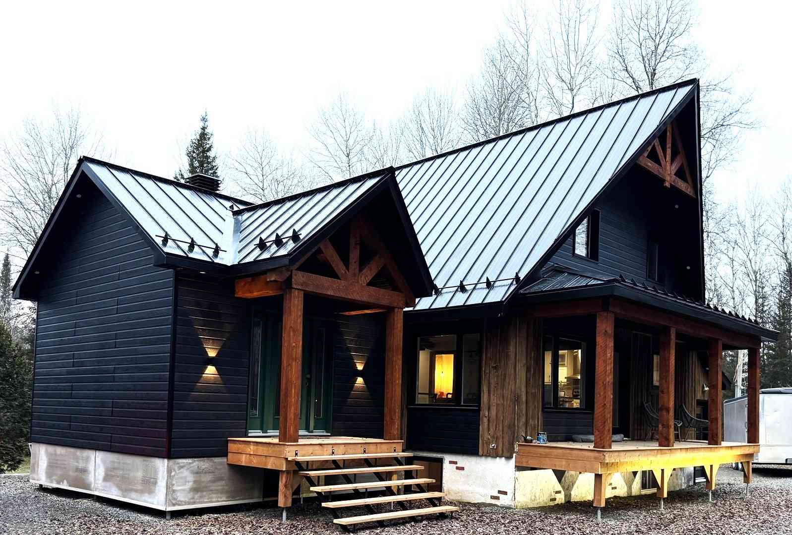 Maison tole noire Maison tole noire